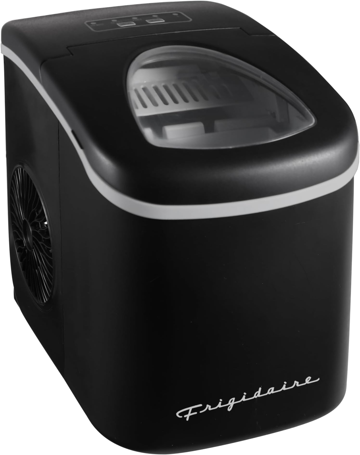 FRIGIDAIRE EFIC128AMZBLK Compact Countertop Ice Maker, 26 lb per Day, Black