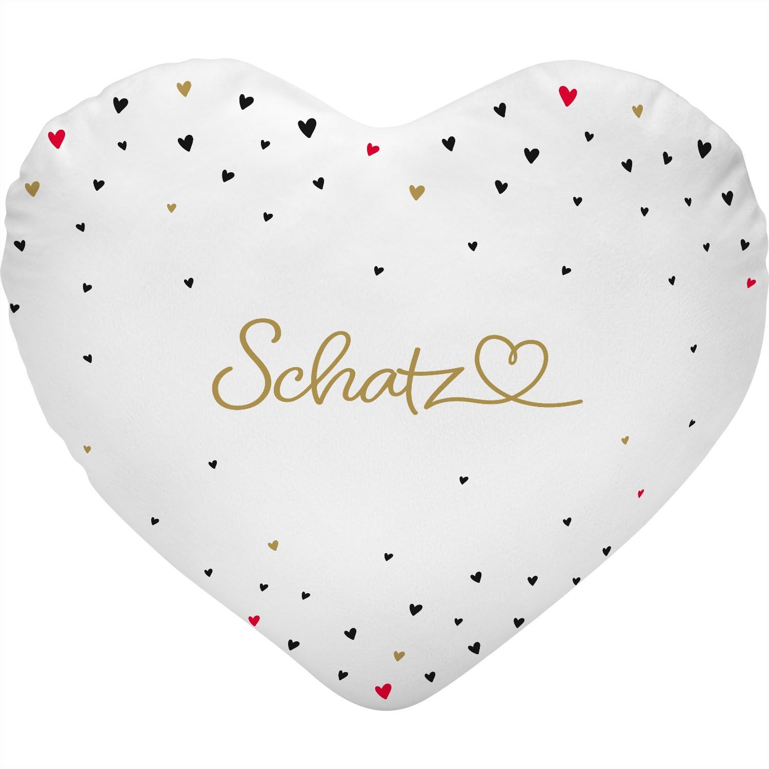 Coussin en peluche cœur réversible idée cadeau amour décoration chambre Saint-Valentin