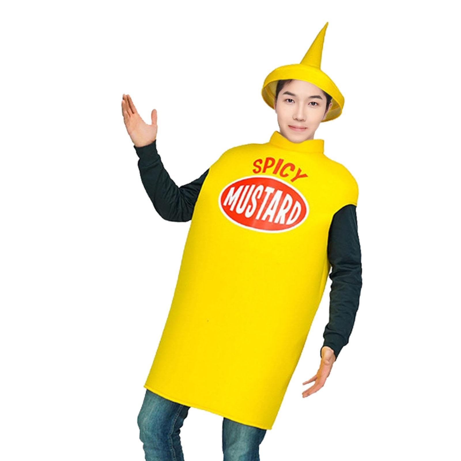 F Fityle Costume senape per adulti Abbigliamento Novità Costume da spettacolo Travestimento