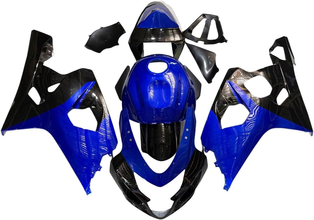 ABS Plastic Bodywork Complete Fairing Kit Fit for Suzuki GSXR600 2004 2005 GSXR750 K4 Fairings GSXR 600 GSXR 750 04 05 Injection Body Kit Body Frame Body Panel - Blue & Black