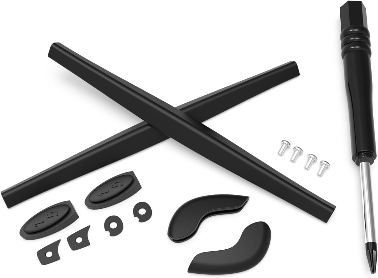 Replacement Nose Pieces & Ear Socks Rubber Kits for Oakley Juliet/X Metal XX Sunglass