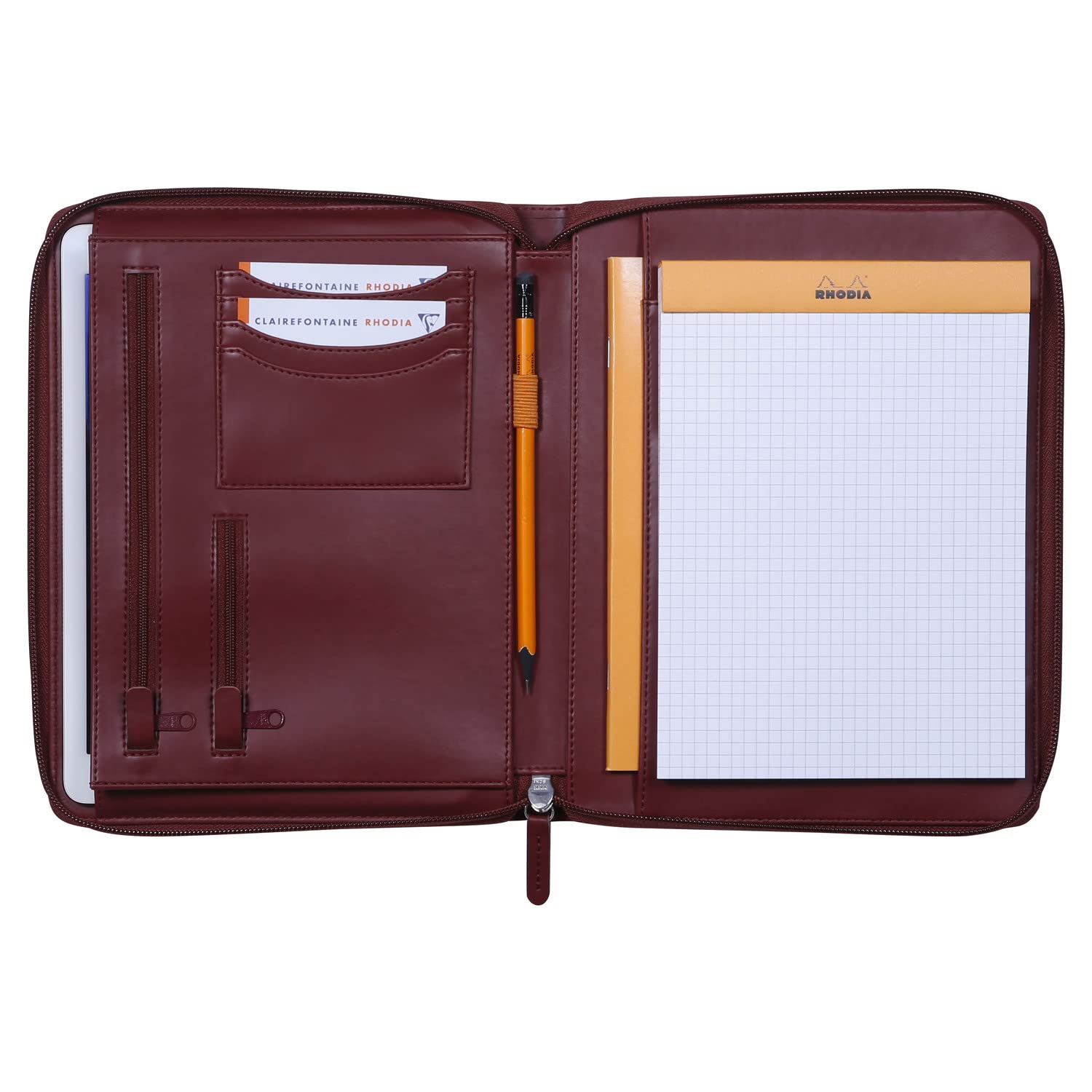 Rhodia 168107C Konferenzmappe Rhodiarama 19,5x25,5cm Weinrot