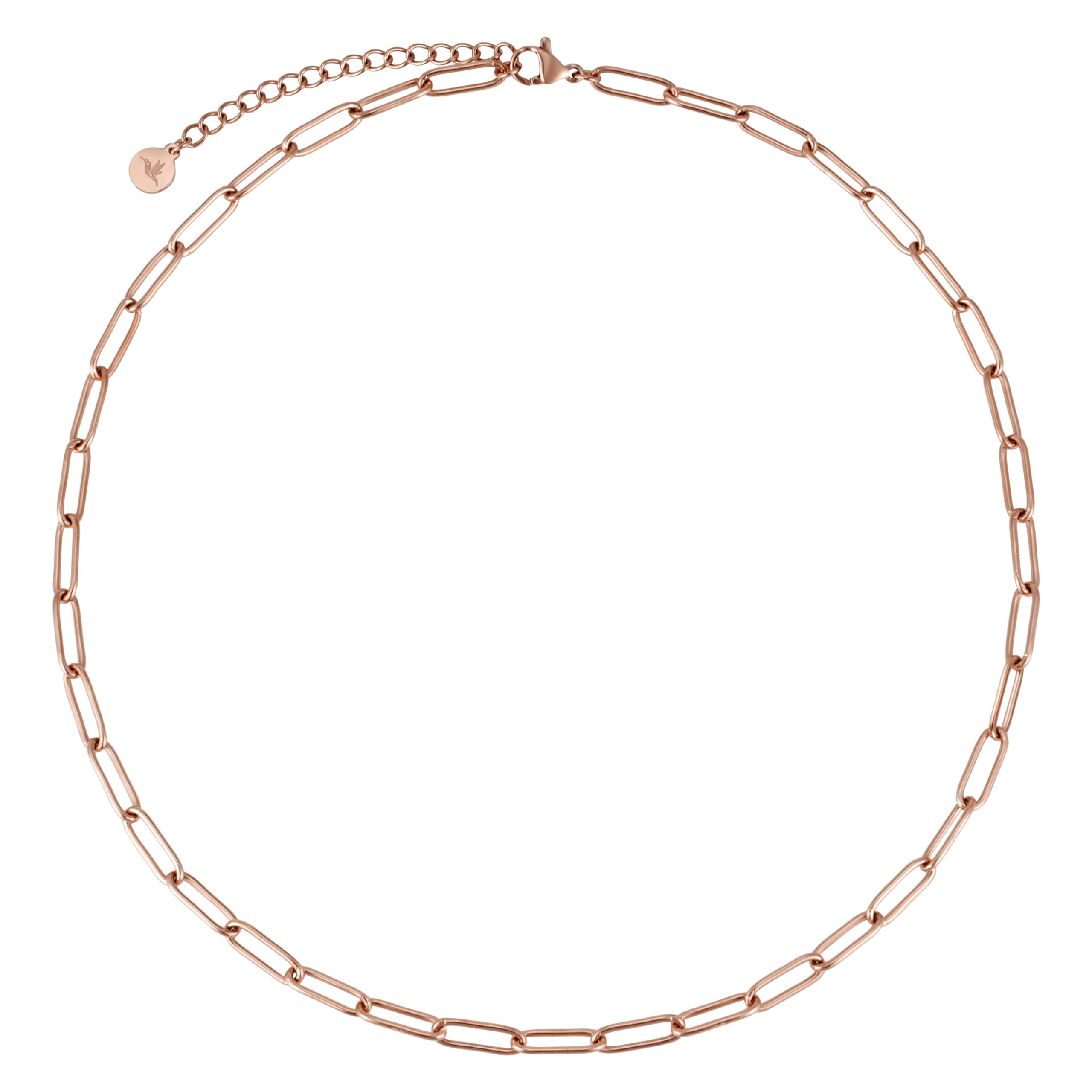 BONNYBIRD® Wasserfeste Edelstahl Gliederkette Damen in Silber, Gold & Roségold, 100% Wasserfest & Hautverträglich BonnyLink