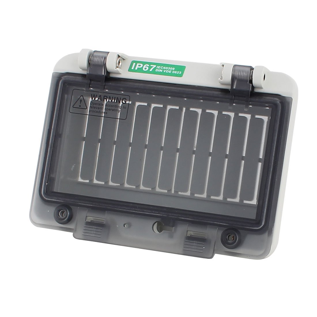 IEUMJNAT Plastic Waterproof Clear 6 Position Distribution Box Switch Cover for Circuit Breaker