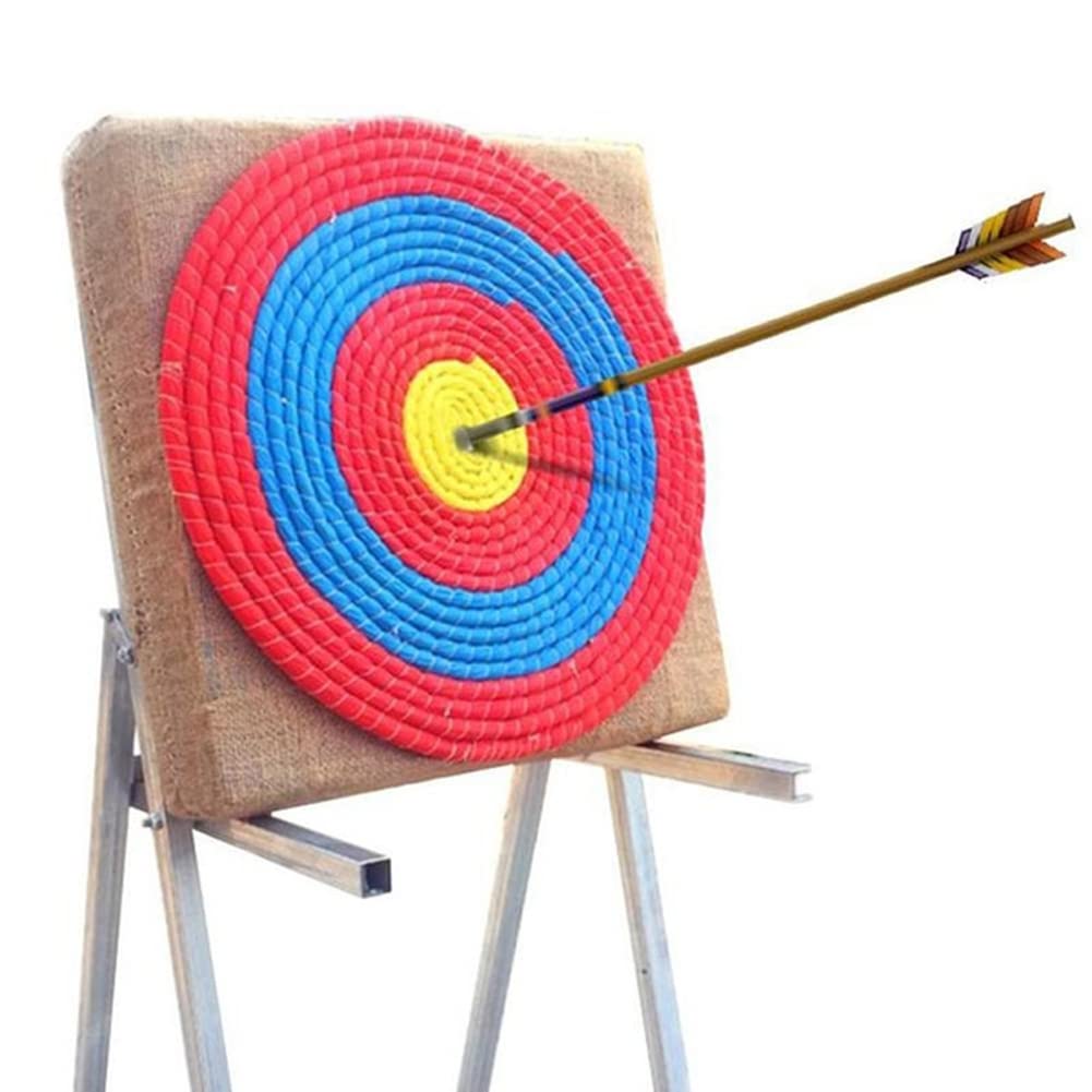 Cible de tir à l'arc Traditionnelle en Paille Solide Faite à la Main