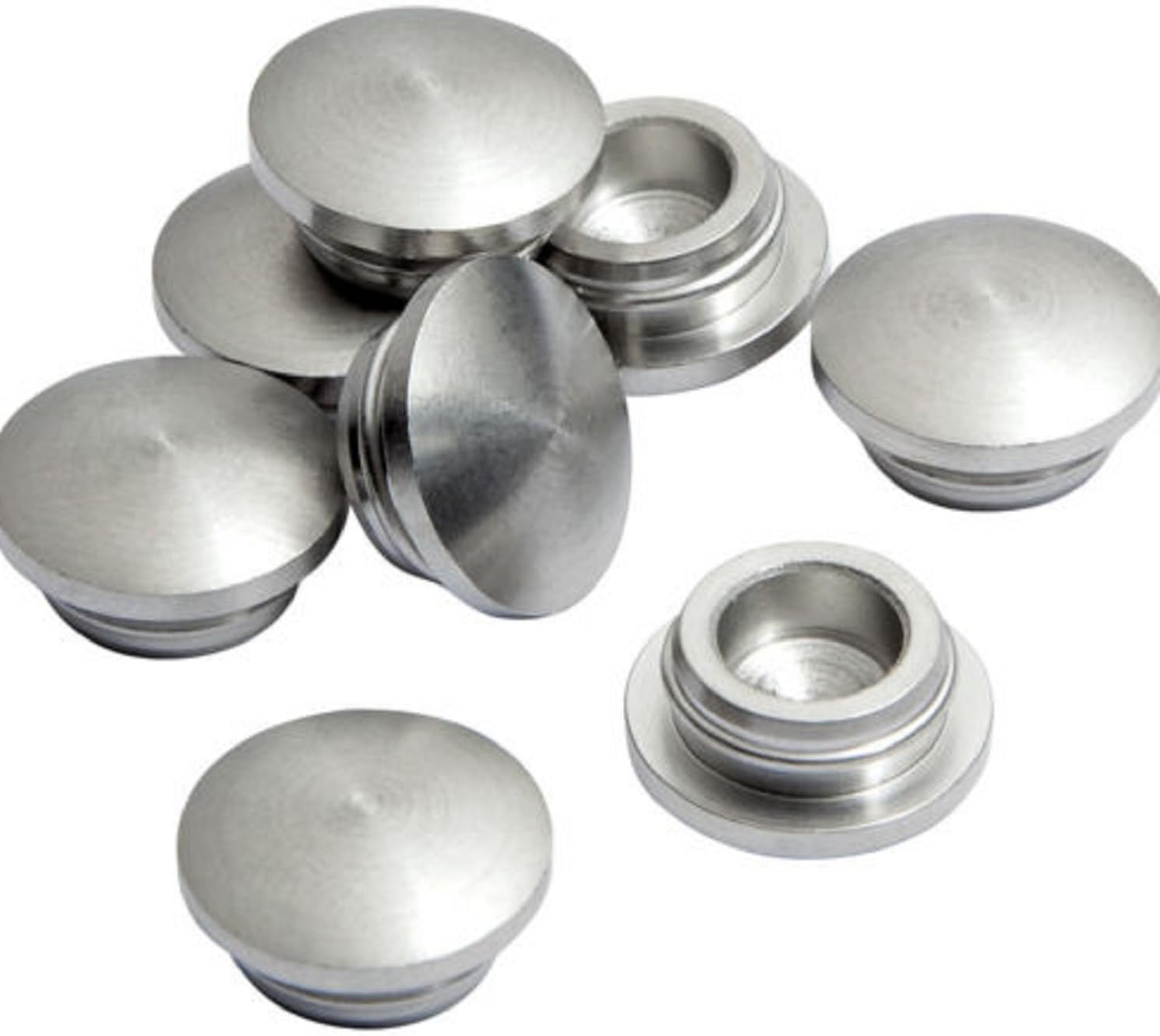 USA Premium Store 3/8'' Stainless Steel Hole Plugs, 8Pack