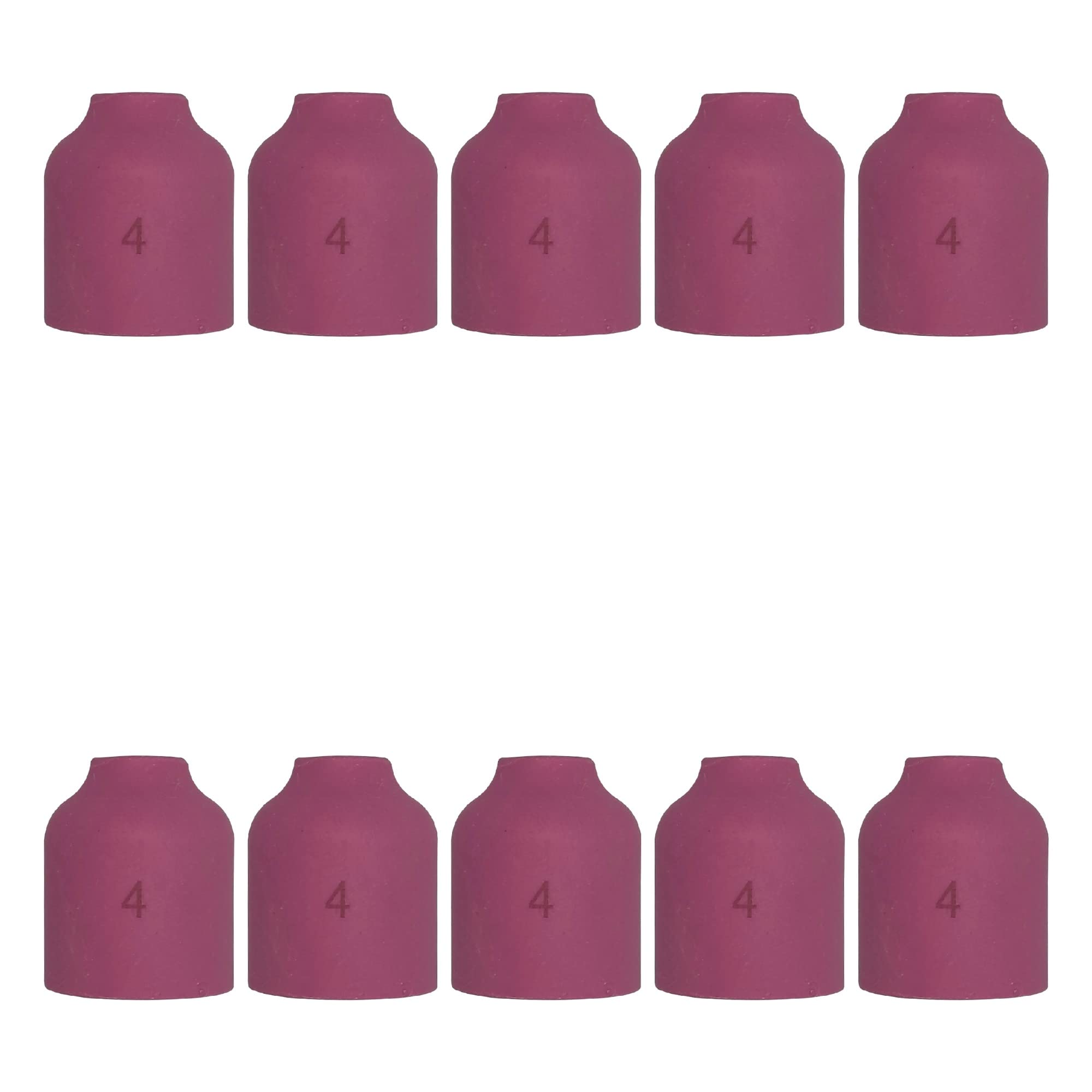 ELCAN 10 ugelli piccoli in ceramica 53N58 GR4 GAS LENS con diametro interno 6,4 mm per torcia TIG serie WP 17 18 e 26. Consumabili e accessori professionali per saldare con pistola o torcia TIG