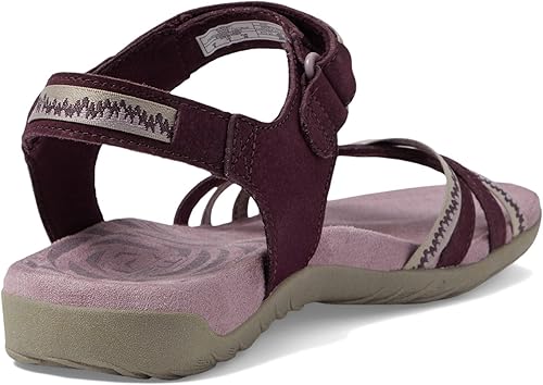 Miniatura 5 de Merrell Terran 3 Cush Cross Sandalias para mujer Cuero nobuck en la parte superior y cierre de velcro