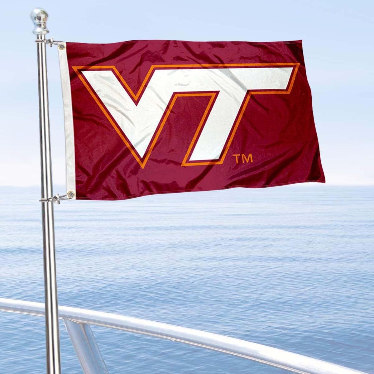 VA Tech Hokies Boat and Nautical Flag