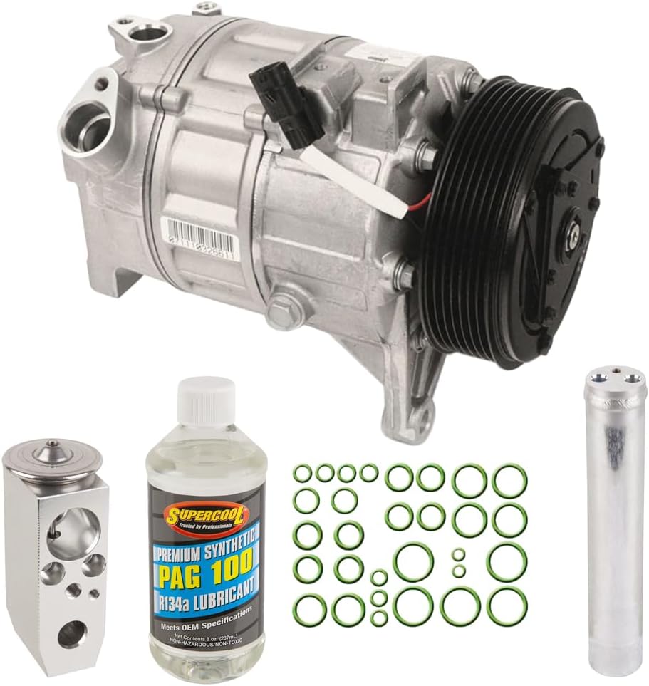 OEM AC Compressor w/A/C Repair Kit For Nissan Altima V6 2007 2008 2009 2010 2011 2012 - Also Fits 2013 Altima Coupe V6! - BuyAutoParts 60-81438RN NEW