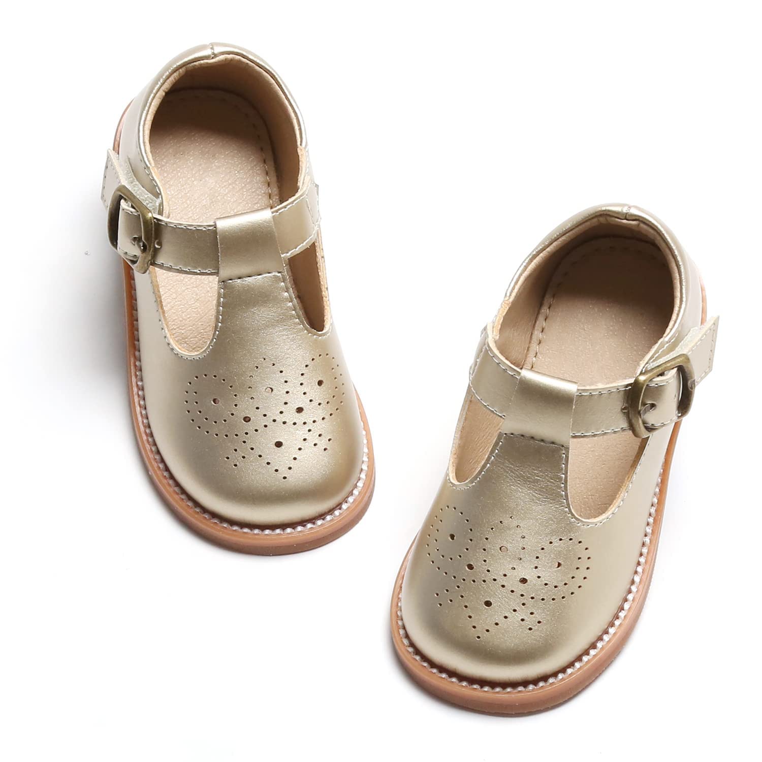 Felix & Flora Toddler Little Girl Mary Jane Dress Shoes - Ballet Flats for Girl Party School Shoes — view 33