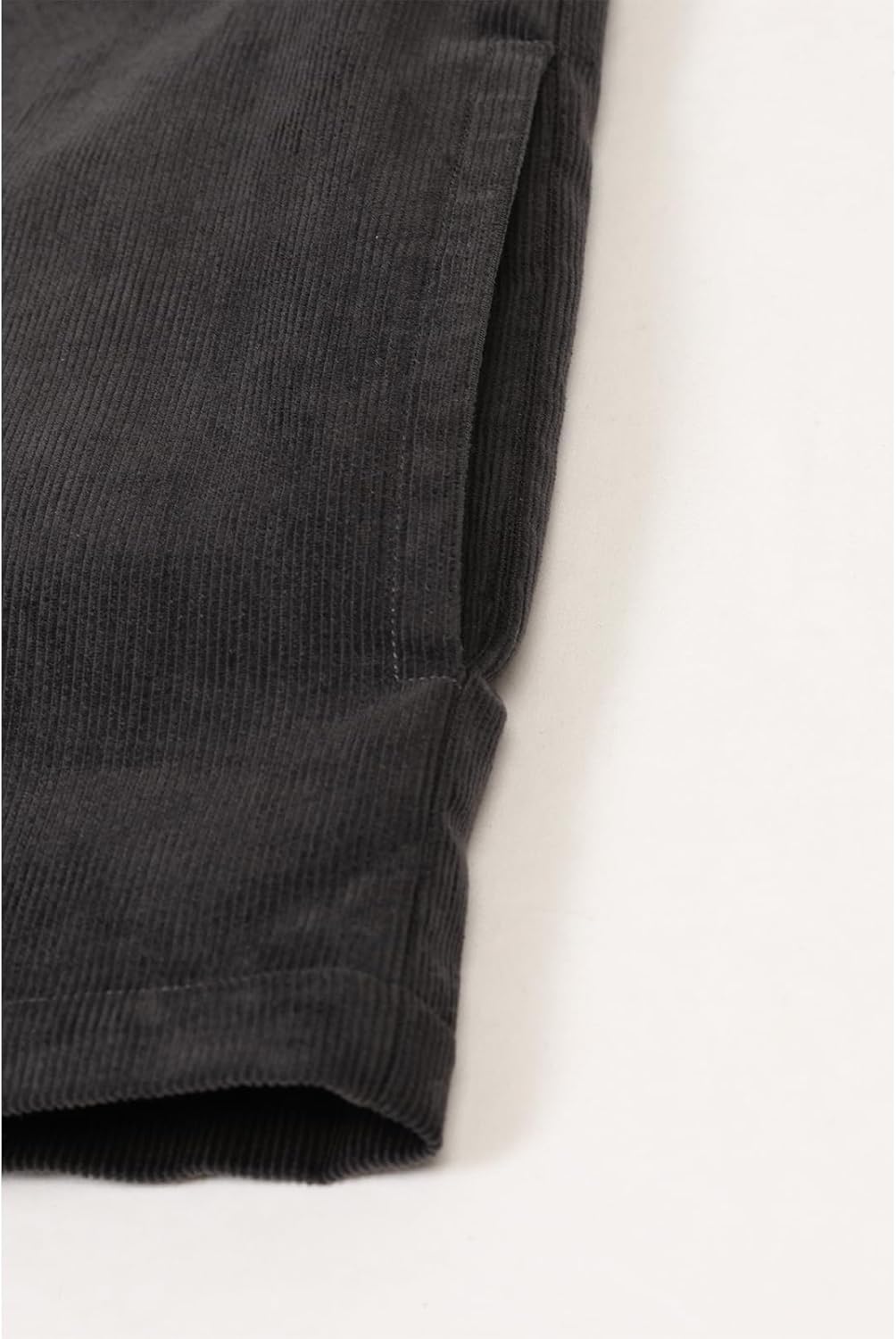 ZENTHACE Men's Corduroy Shirts Jacket with Full Flannel Lined,Snap Button Down Vintage Fall Outerwear Coat,100% Cotton - Image 6