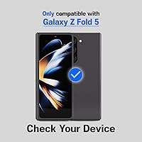 Vista 2 de Whitestone - Paquete de 2 protectores de pantalla de privacidad para Galaxy Z Fold 5 2023, protector de vidrio templado privado de cobertura