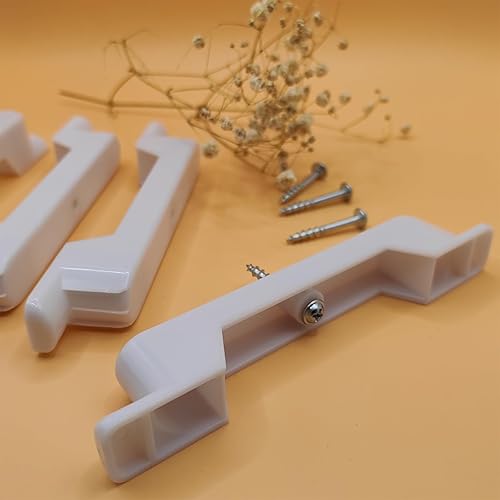 Miniatura 5 de 2 juegos (4 clips) falso conector frontal falso clips de gabinete 4 12 apertura falsos clips de cajón falsos clips delanteros juego completo incluye