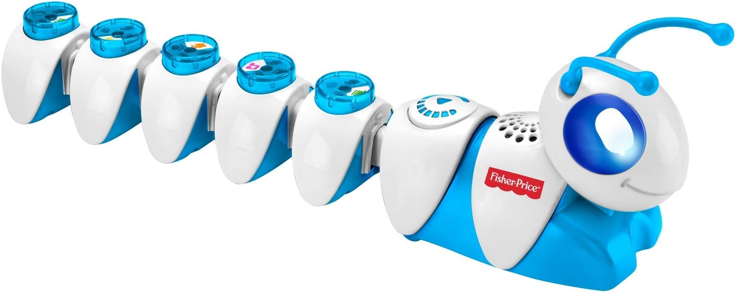 Fisher-Price Think & Learn Code-a-Pillar Twist preschoolers can Practice Their Problem-Solving Skills as They Program Code-a-Pillar Twist to Move in All Sorts of Cool Directions!