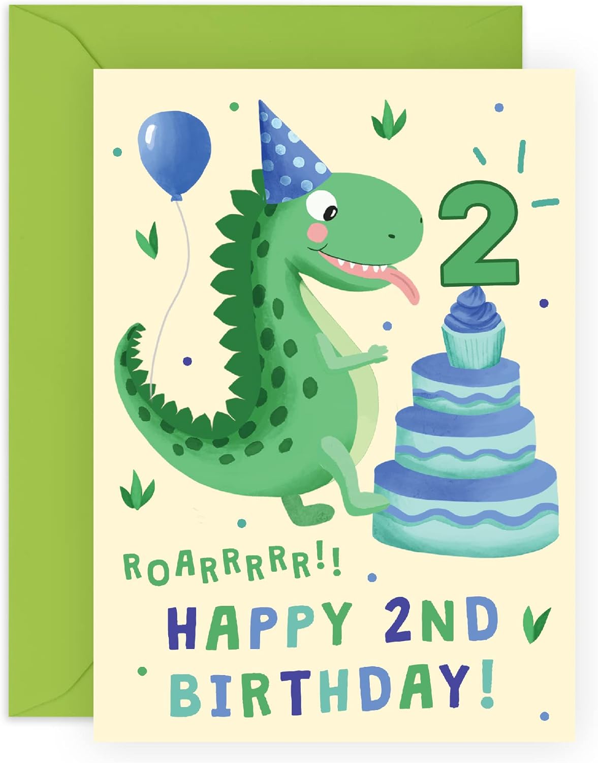 Central 23 Grandson 2nd Birthday Card Boy Age Two Dinosaur Birthday central-23-grandson-2nd-birthday-card-boy-age-two-dinosaur-birthday