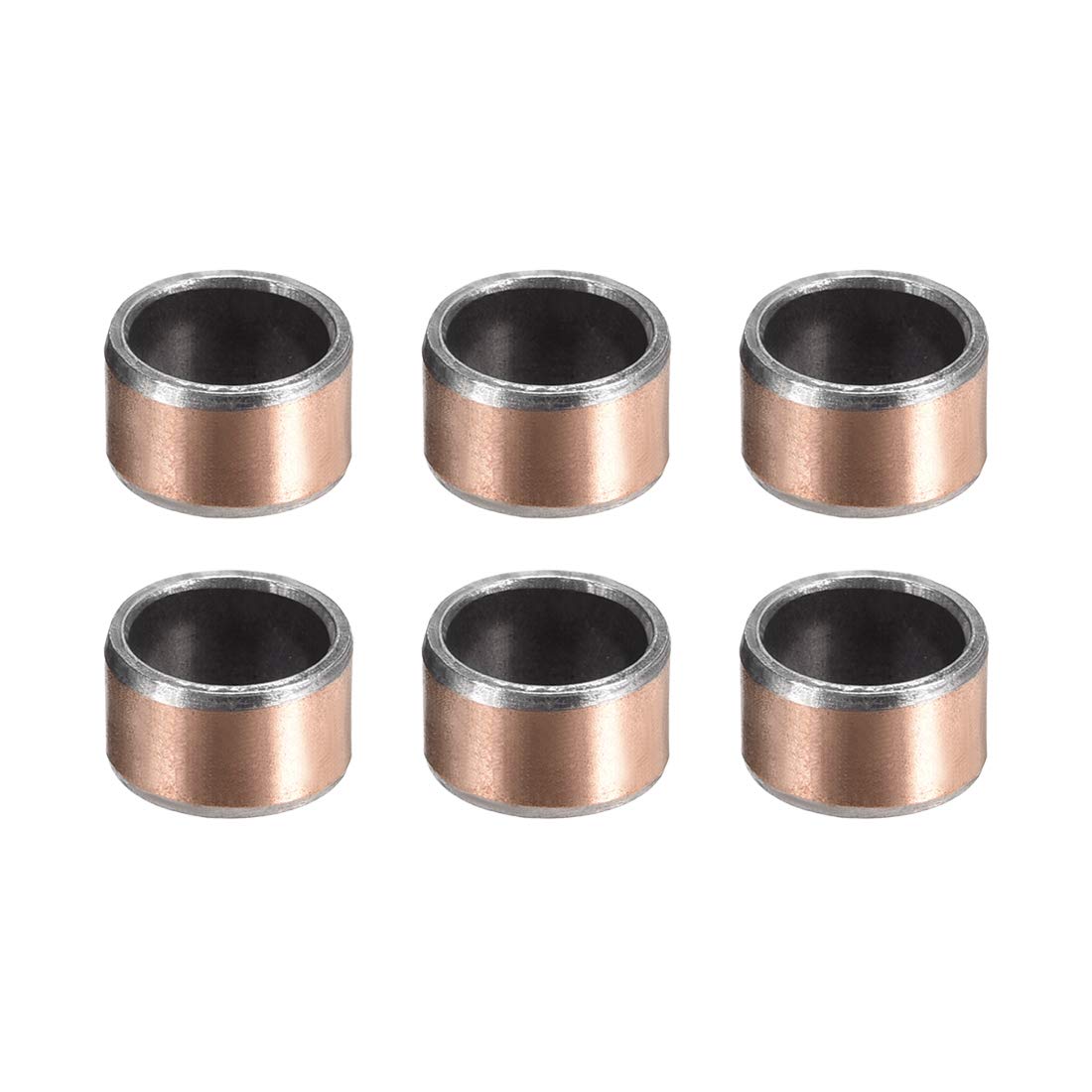 uxcell Sleeve Bearing 8mm Bore x 10mm OD x 6mm Length Plain Bearings