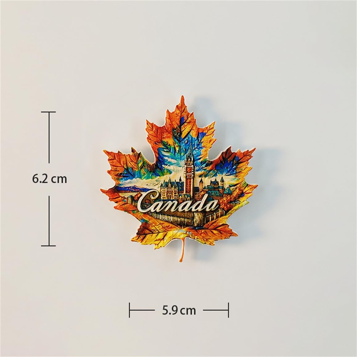 Calamita Da Frigorifero Canada | Souvenir Turistico 3D In Resina | Decorazione Casa E Regalo Di Viaggio