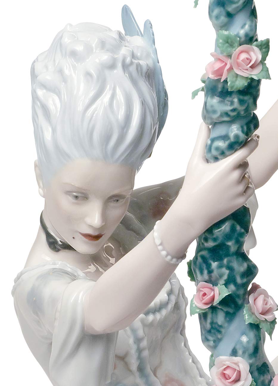 Amazon.com: Lladro Rococo Lady On Swing Figurine : Home & Kitchen