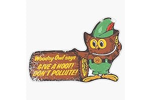 Woodsy the Owl Bumper Sticker - Vinyl Decal