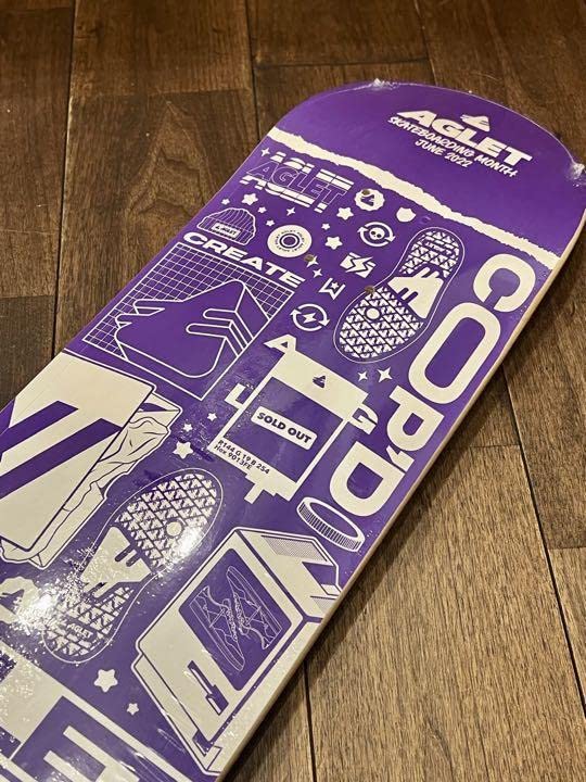 Amazon.co.jp: aglet free skate deck スケボー デッキ : スポーツ