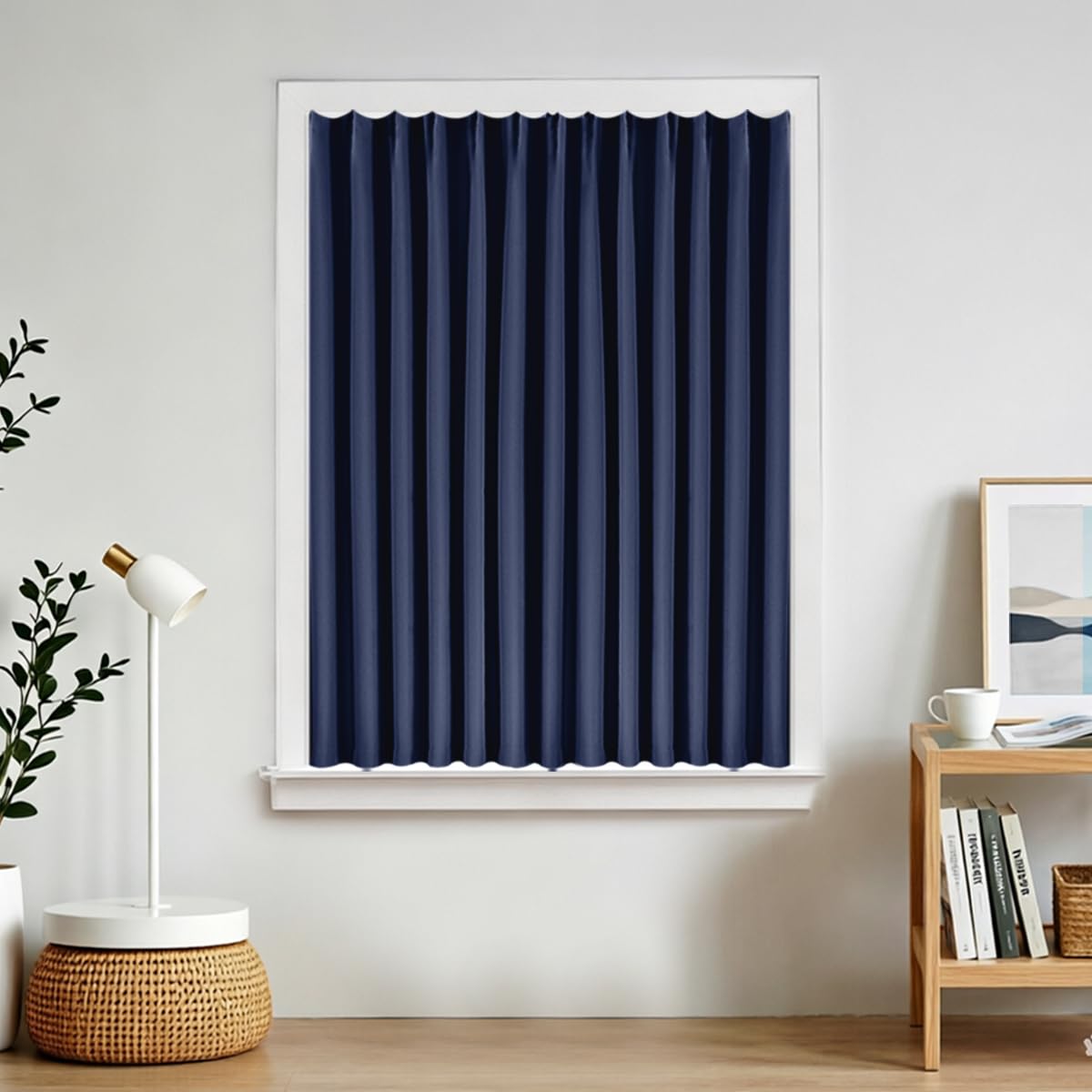 Amazon｜YKFN 小窓 遮光カーテン 1級 丈70cm 幅60cm カーテン 遮光度