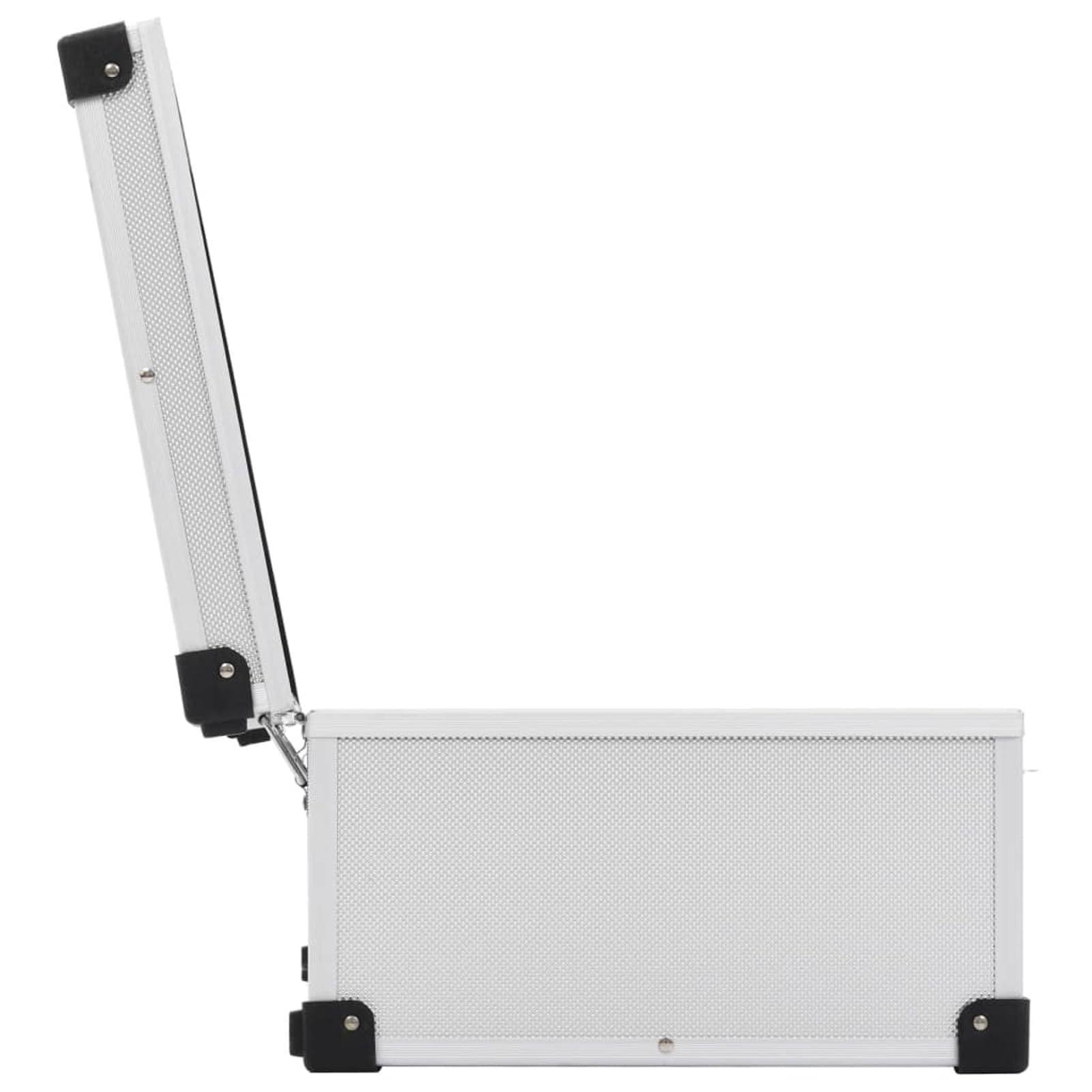Custodia CD per 80 CD in Alluminio ABS Argento,Forniture per Ufficio,Archiviazione e organizzazione,Porta CD/DVD-91854
