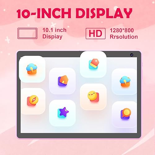 Miniatura 5 de Tablet Android 15 de 10 pulgadas, tableta 2 en 1 con teclado. 8GB RAM+32GB ROM compatible con tabletas PC expandibles de 1TB, CPU de cuatro núcleos,