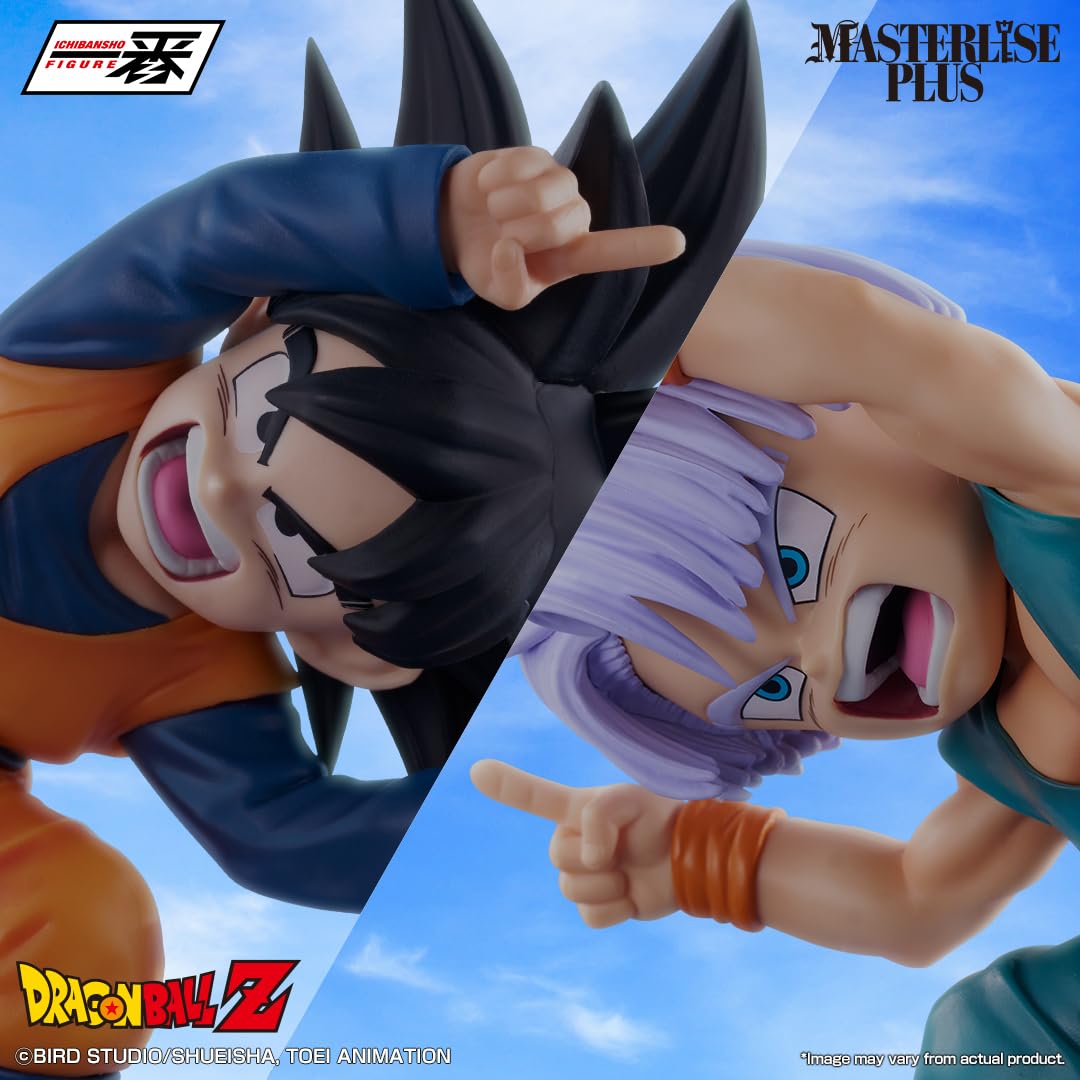 Ichibansho Figura Goten & Trunks Dragon Ball Z - Battle of The Super Saiyan 9cm IS69038 Multicolor - Figura Coleccionable - Ideal para los Fanaticos del Anime