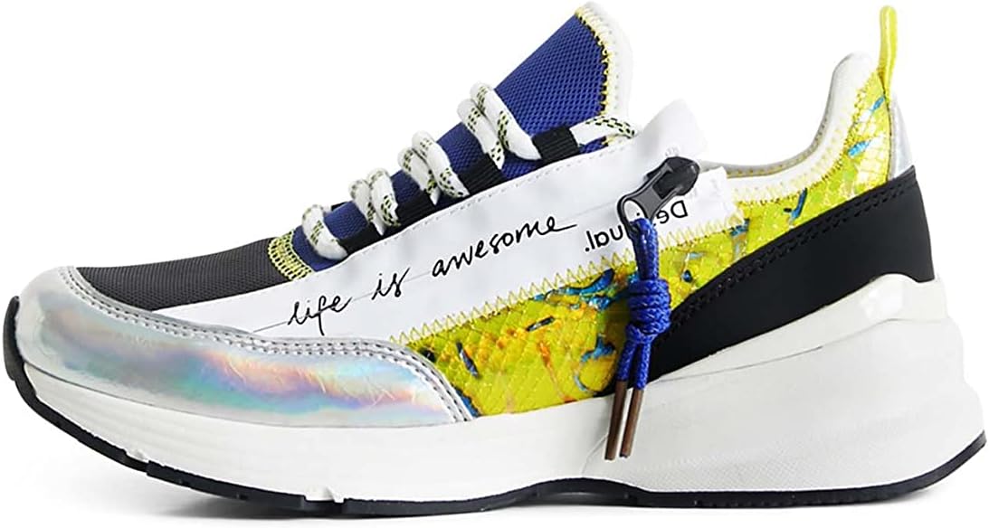 Desigual Women's Shoes 4 Woman Fabric Sneakers Low, Material Finishes, 7