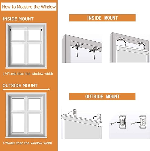 Miniatura 7 de Persianas enrollables 100 % opacas, sin cordones, para oscurecer la habitación, con aislamiento térmico, bloqueo de rayos UV, 26 pulgadas de ancho x