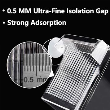 Tfwadmx Fish Breeding Box, 3 Rooms HD Aquarium Breeder Box with Suction Cups Hatchery Acrylic Fish Incubator Isolation with Artificial Plant for Guppy Hatchery