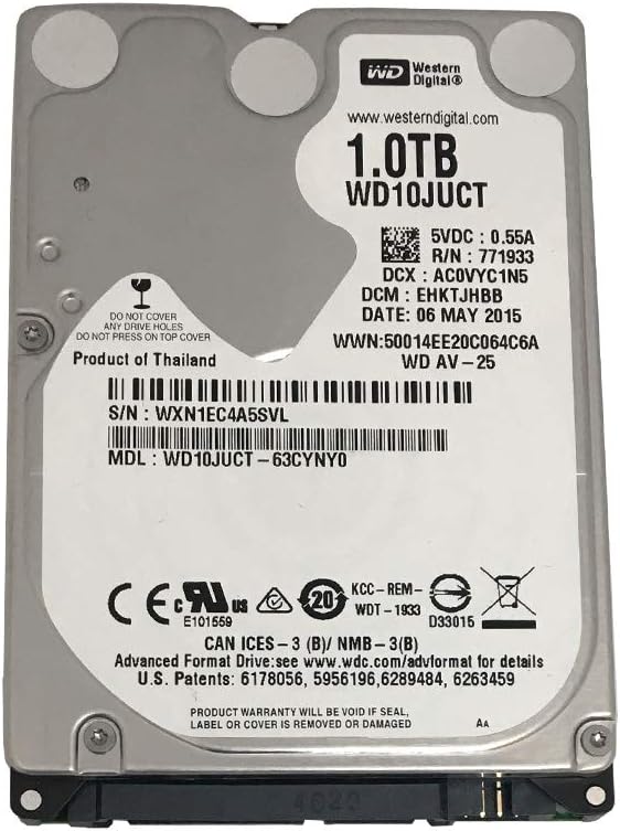 Amazon | 1tb WD AV - 25 SATA 5400 rpm 16 MB 2.5 in 3 GB / s | ウエスタンデジタル ...