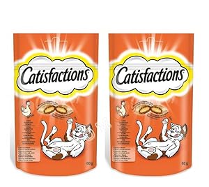 Catisfactions Nagrody dla kotów smak kurczaka 2x60g