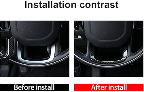 Miniatura 2 de Decoración para volante de automóvil para Land Rover Range Rover Sport 2014-2020, Velar Evoque L551 Discovery Sport 2017-2020