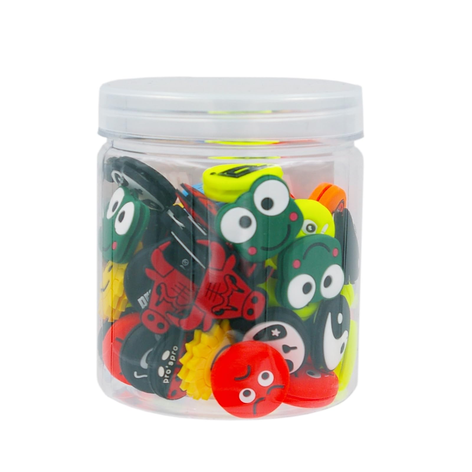 Vibrazioni Riduzione Silicone Ammortizzatori Vibrazioni Per Racchetta Tennis - 6 Pezzi In Silicone A Forma Di Teschio - Riduci Shock E Proteggi Il Gomito Protezione Gomito Tennis