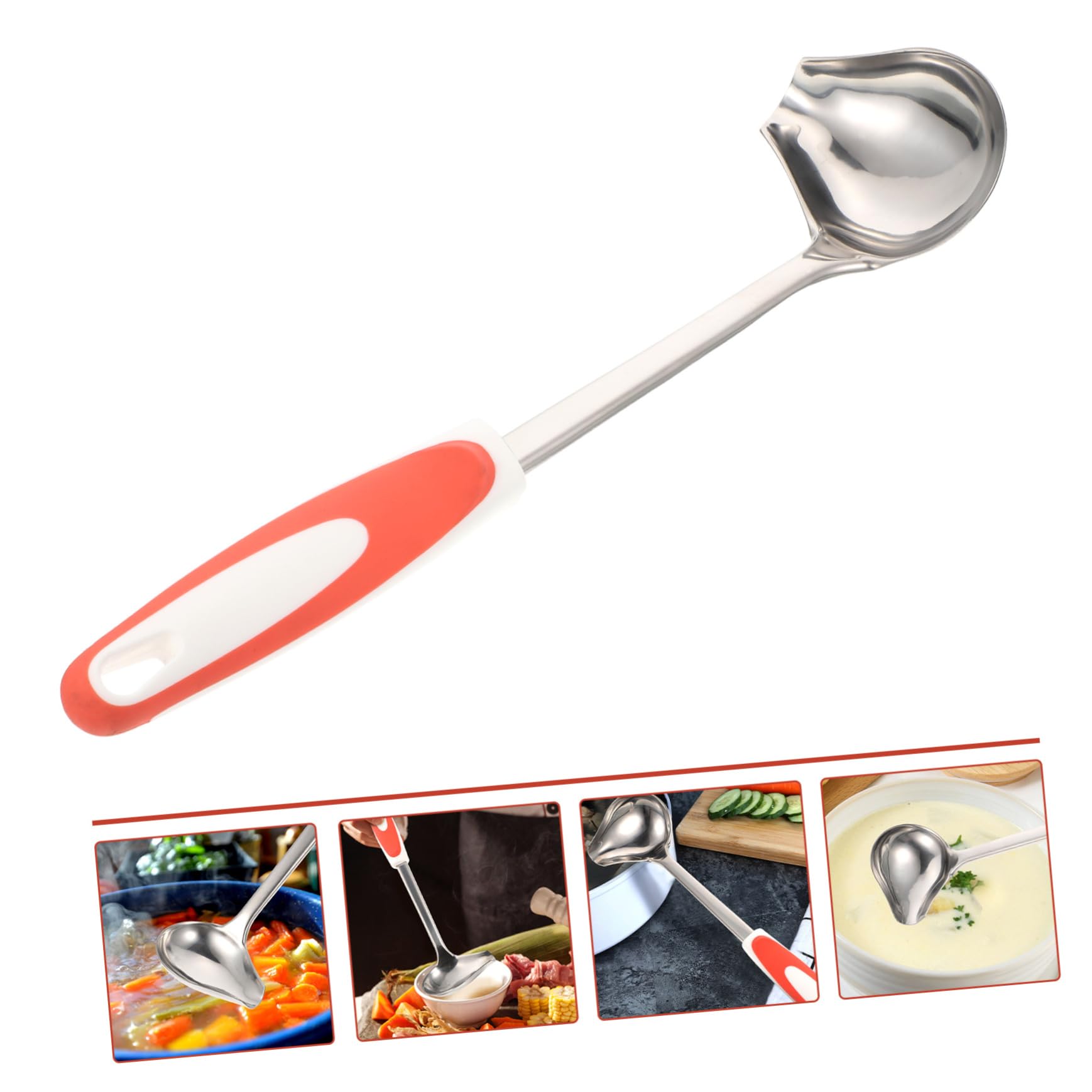 Edelstahl Schaumlöffel 28cm - Geschlitzter Servierlöffel Für Küche & Frittieren