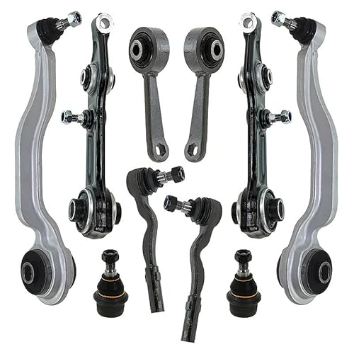 ATEC Germany 2x Brazo de control inferior, 2x Brazo de control inferior, 2x barra de acoplamiento, 2x rótula de dirección, 2x rótula MERCEDES CLS (C219), Clase E (W211)(S211)