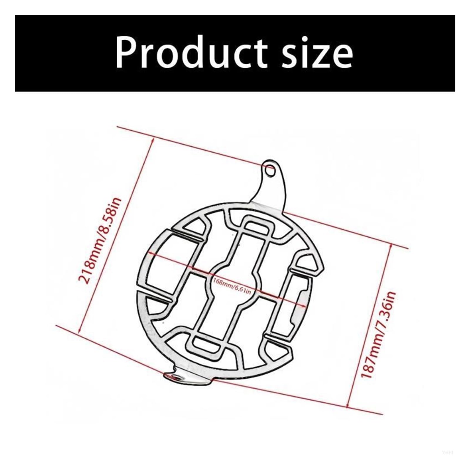Scheinwerferschutzgitter Aus Metallgewebe, Verstärkt Für Adventure 450 Motorräder, Schutzgitter Für Motorrad-Frontscheinwerfer Motorrad Mesh Frontlicht Schutzabdeckung