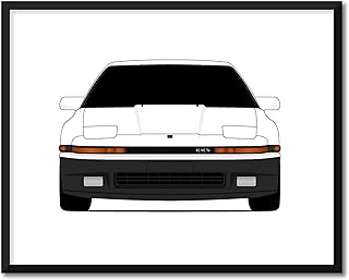 CUSTOMIZABLE COLOR: Toyota Supra MK 3 (A70) (1986-1993) 3rd Generation Inspired Poster Print Wall Art Decor Handmade (Unframed)