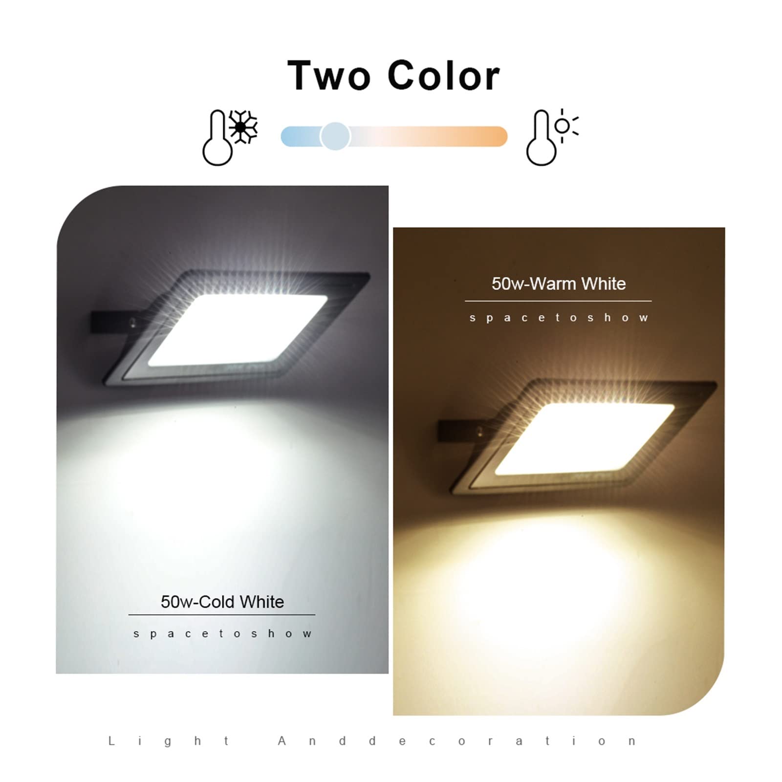 Światło powodziowe LED 5 0W 100W 200w Światło ciekłokrystaliczne IP66 Wodoodporne ultra cienkie reflektor oświetlenia oświetlenie DOPROWADZIŁO Reflektor Na zewnątrz wodoodporny(150W)