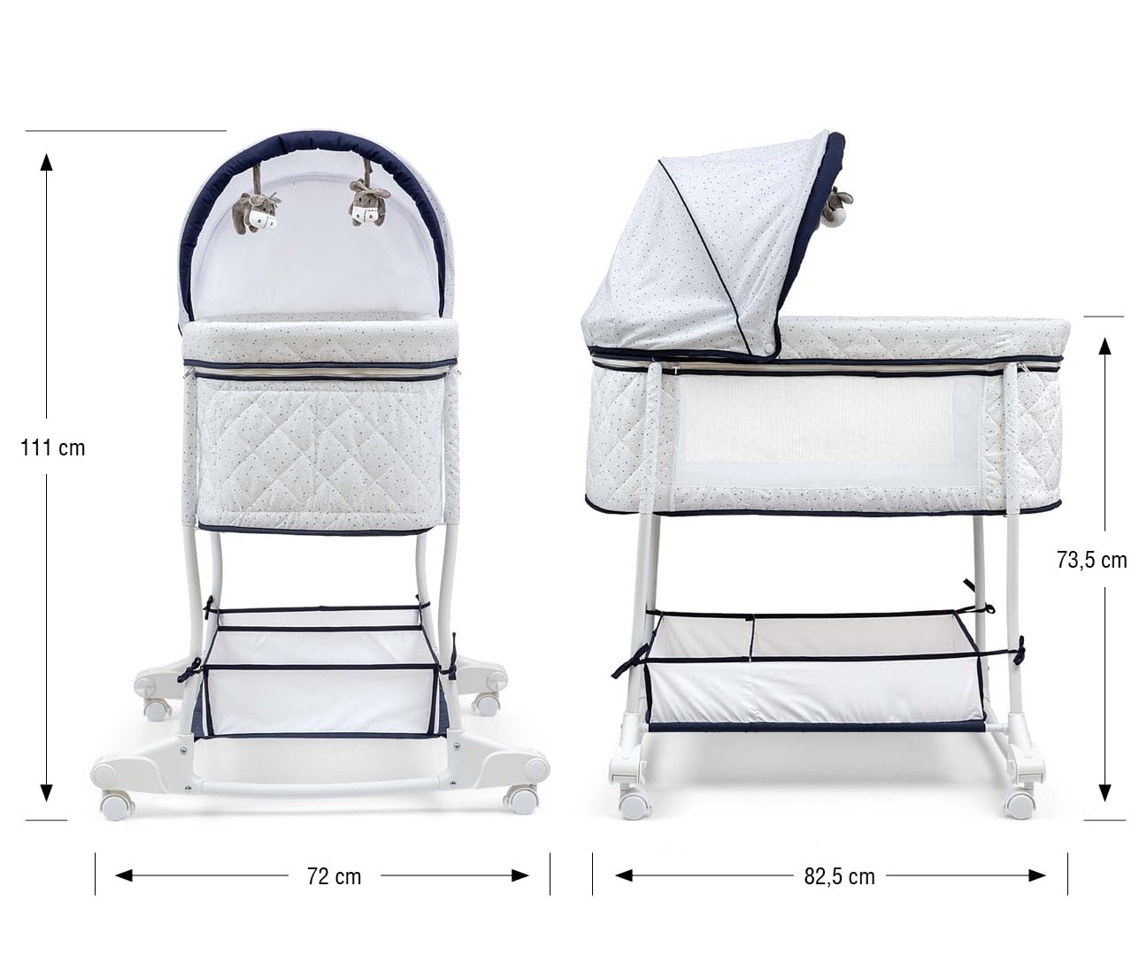 Milly Mally Kinderbetten Dream On Simple Grey Kindergarten Kinderzimmermöbel Säuglings- und Kleinkindbetten