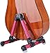 Stallion SL101 Aluminium Guitar Stand - Foldable, Adjustable for All Types of Guitars, Basses, Ukuleles and Violins, Banjo (Red)
