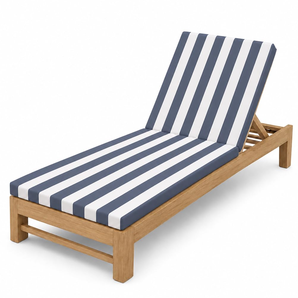 Matelas Chaise Longue Exterieur Coussin Bain de Soleil Jardin Exterieur