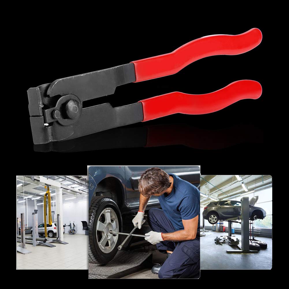 UTV ATV CV Axle Boot Joint Clamp Pliers Tool, Car Banding Install Tool Cut-off Pliers Dust Casing Bundle Pliers Cut-off Pliers, Ear Type Boot Clamp Pliers for Most Cars (Dust Casing Bundle Pliers)