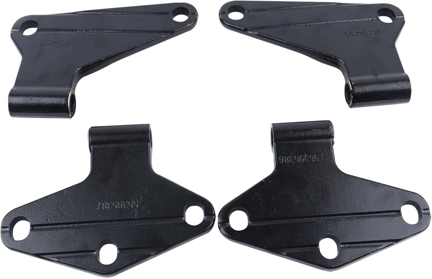 16PCS Steel Door Hinge Kit Left & Right for 2007-2018 Wrangler JK Inside and Outside 55395384AB 55395385AC