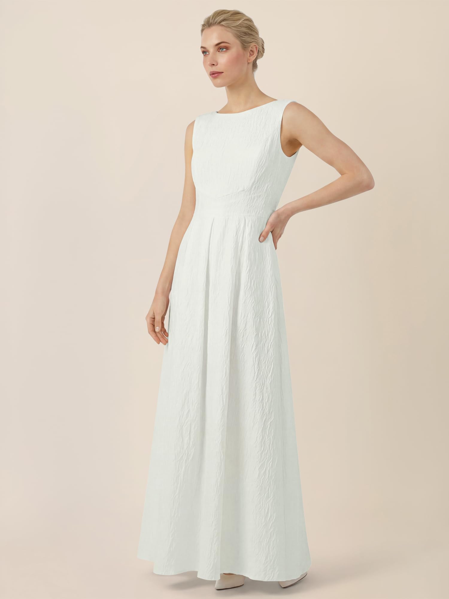 Apart Fashion Langes Jacquardkleid Abito Lungo Jacquard Donna