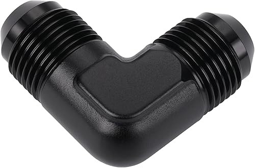 Miniatura 68 de Adaptador de unión reductor de llamarada macho 4AN macho a 3AN de aluminio negro