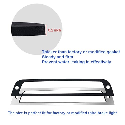 Miniatura 3 de MOFORKIT Tercera tercera junta de sello de luz de freno compatible con Frontier 2005 a 2019, Titan 2004 a 2015 Hight Mount Stop