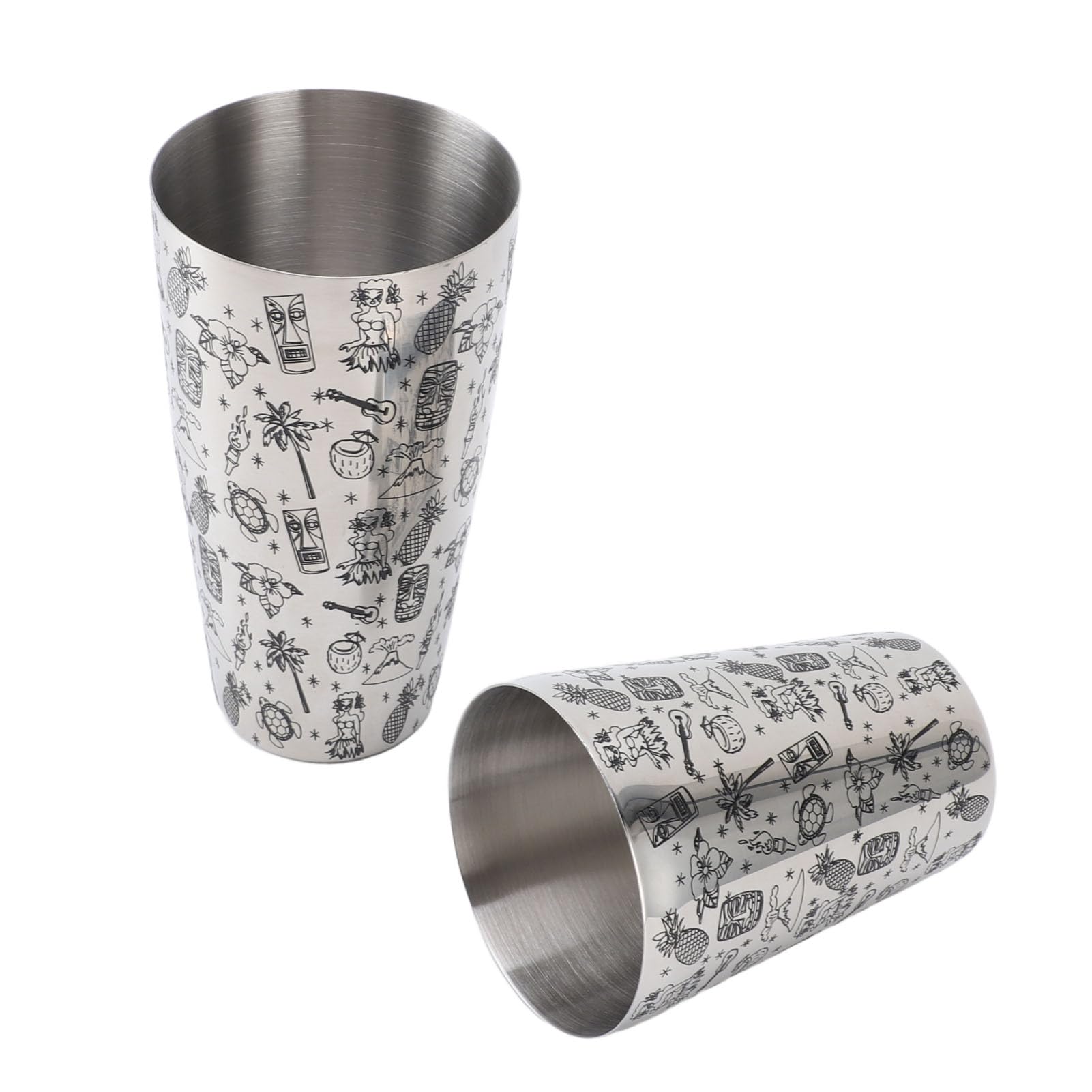 Set shaker per cocktail Boston Bar Shaker in acciaio inossidabile 304 di grande capacità, a prova di perdite e di lunga durata
